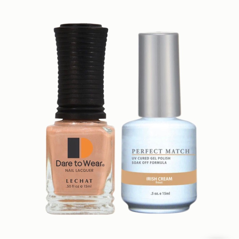 NWT PERFECT MATCH IRISH CREAM - 20 GEL & LACQUER DUO